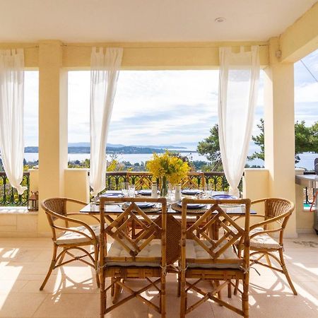 House With Amazing Ocean View And Patio - Pool Villa Porto Heli Dış mekan fotoğraf