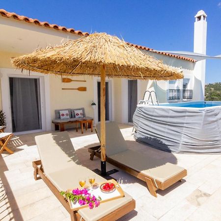 House With Amazing Ocean View And Patio - Pool Villa Porto Heli Dış mekan fotoğraf