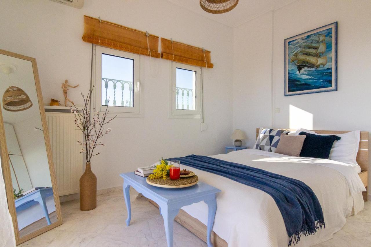 House With Amazing Ocean View And Patio - Pool Villa Porto Heli Dış mekan fotoğraf