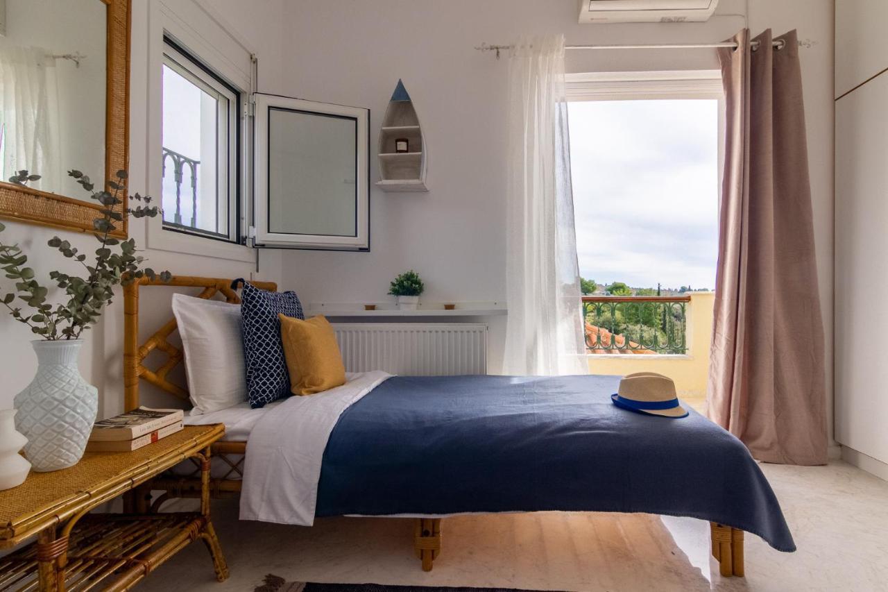 House With Amazing Ocean View And Patio - Pool Villa Porto Heli Dış mekan fotoğraf